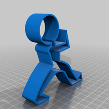 telephone holder man support from phone 3d print model - Mito3D