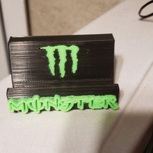 telephone support monster energy 3d print model - Mito3D