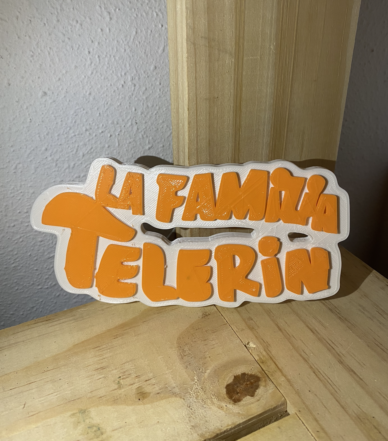 télé famille logo enfants téler 3D print model - Mito3D