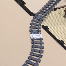 telescópica de lego la pista juego tren 3d print model - Mito3D