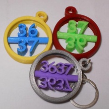 teleton zil anahtarı çeşitli anahtar halkaları anahtarlar 3d print model - Mito3D