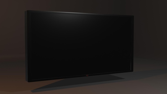televisione 3d modello tele tv plasma schermo gioco computer piatto elettronica lcd guidato tenere controllo video 3d print model - Mito3D