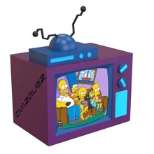 televisión simpson alcancia Moda caja dinero 3d print model - Mito3D