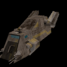 telgorn dropship sleight hand game bounty hunter spaceship starwars star wars vehicles 3d print model - Mito3D