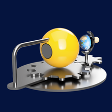 le tellure gadget de la terre lune soleil système l'énergie solaire l'expérience 3d print model - Mito3D