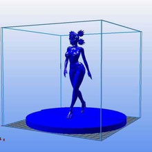temari swimsuit figure art sculptures naruto characters bikini 3d print model - Mito3D