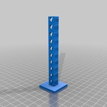 temp calibration tower - 185-230 tool customized 3d printing tests 3d print model - Mito3D