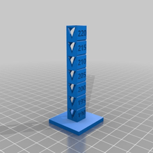 temp Kalibrierung Turm 190 220 210 230 260 angepasst 3d_printing_tests 3d print model - Mito3D