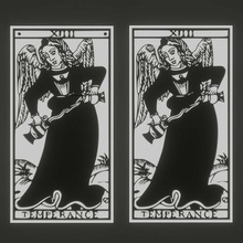 temperance tarot card la templanza reiki arcanos mayores arcana cartas 3d print model - Mito3D