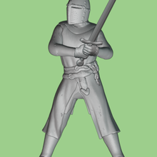 Tapınakçı haçlı kılıç teslim Ortaçağa ait Haçlı seferi masaüstü 3d print model - Mito3D