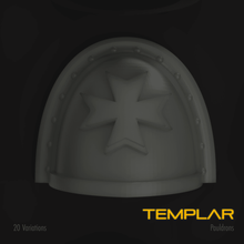 templar space marine pauldron pack Spiel warhammer 40k Waffen bundle 3d print model - Mito3D