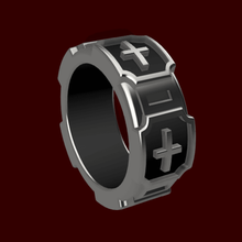 templário estilo anel joalheria temperamento jóias 3d print model - Mito3D