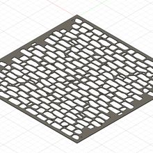modello mattone parete mattoni aria spazzola 3d print model - Mito3D