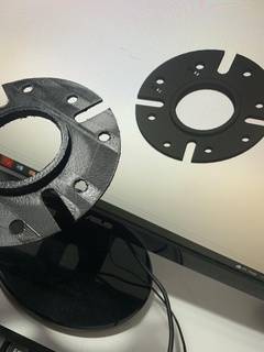 modello perforazione buchi 4x108 4x100 dividendo dispositivo macchina attrezzo pneumatici cerchi 3d print model - Mito3D