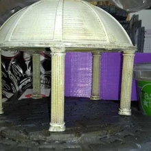 temple dome game tabletop terrain wargaming scenery warhammer warhammer40k 40k fantasy toy accessories 3d print model - Mito3D