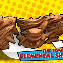 tempio elementale sharknados gioco giocattoli accessori di da tavolo rpg ruolo 3d print model - Mito3D