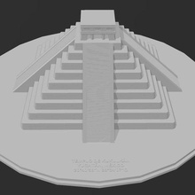 tempio kukulkan maya cultura costruzione dell 39 alone architettura crealityhalot concorso tempiodekukulkan Messico 3d print model - Mito3D