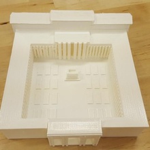 temple peace architecture buildings structures tinkercad temples student work students sja ruins rome roman empire models forum classical age antiquity ancient 3d print model - Mito3D
