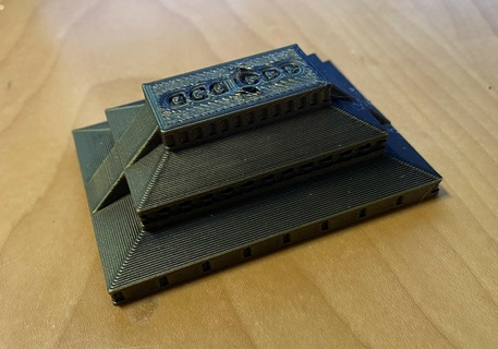 temple printer test fidget toy tool 3d print model - Mito3D