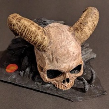 temple skull various warhammer wargames thumbnails scenography decor 3d print model - Mito3D