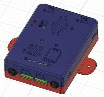 tempo linky boitier case edf fumeebleue teleinfo tic electronics 3d print model - Mito3D