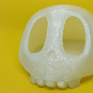 tenero cranio moneta borsa osso giorno morto catrina carina decorazione Stampa posto Halloween 3d print model - Mito3D