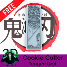 tengen uzui cookie cutter kimetsu yaiba 3d print model - Mito3D