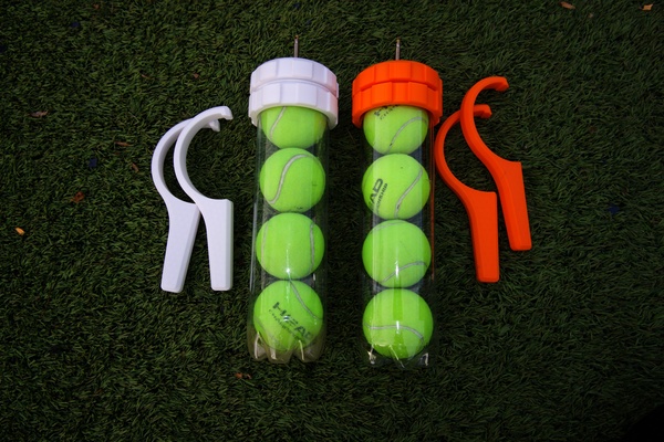 tenis padel pelota presurizador pelotas deporte verde reciclaje reciclar útil herramienta presión botella lata 3d print model - Mito3D