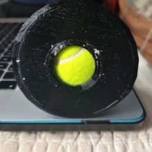 Tennis Ball Massage Halter Unterstützung Base 3d print model - Mito3D