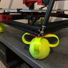 tennis damper 3d printer amortisseur tool accessory alfawise u20 anti vibration ball balle creality parts 3d print model - Mito3D