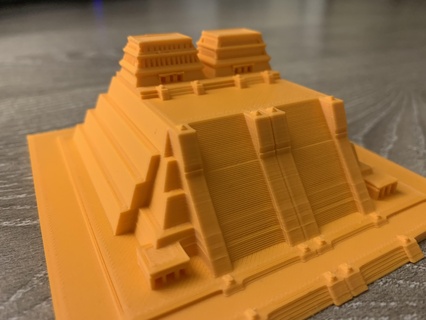 tenochtitlan temple aztèque ancien architecture l'histoire civilisation Majeur 3d print model - Mito3D