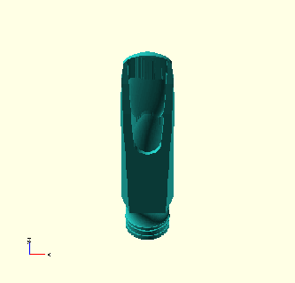 tenor saksafon ağızlık 115 otto bağlantı stil müzik 3d print model - Mito3D