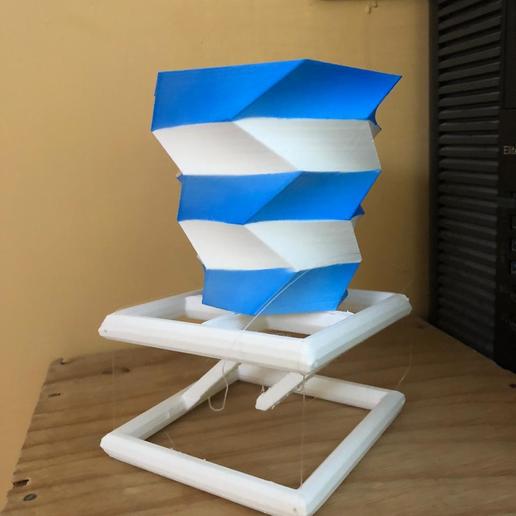 tensegrity art 3D print model - Mito3D