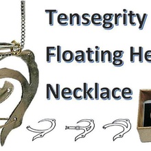 tensegrity floating heart necklace jewelry dascalu hearts illusion jewlery love yuval 3d print model - Mito3D