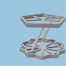 tensegridad levitación artilugio apoyo 3d print model - Mito3D