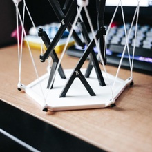 tensegrity table high strength architecture buildings structures 3d print model - Mito3D