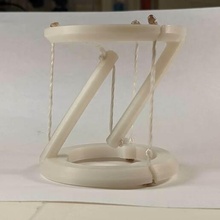 tensegrity table supports easy print lensor radii structure free floating float levitate levitating string tension magic 3d print model - Mito3D