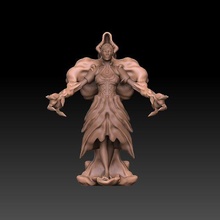 tension - tabletop miniature game demon girl shadow ghost female woman hood boardgame mini claw gem 3d print model - Mito3D