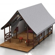 barraca glamping Marquee 3d print model - Mito3D