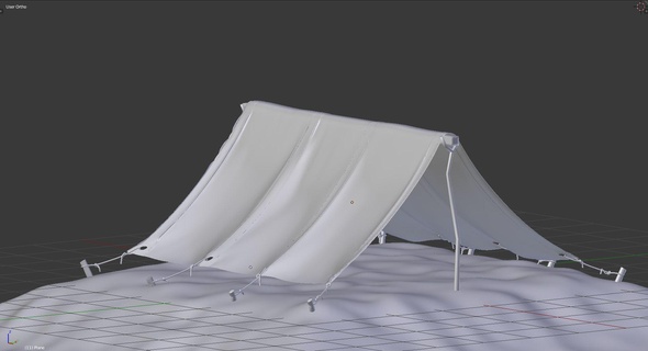 tent 3d design printable stl pla 3d print model - Mito3D