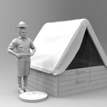 tenda uomo poli Basso mercedes cuscinetto funzionale gioco cabina pneumatico serbatoio esercito storia rc oldmillitary servo razzo ruote giocattolo cadilac lasalle modello stampa macchina camion trattore 3d print model - Mito3D