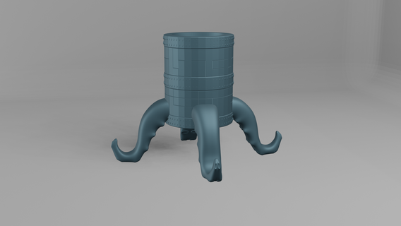 tentacle drink koozie monster pirate coozie cooler cold beer soda ice rack holder 3d print model - Mito3D