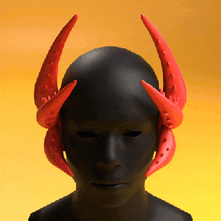 tentacule klaxon pincera couronne fortnite Halloween costume fantaisie cosplay 3d print model - Mito3D