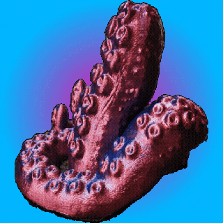 tentacule téléphone quai poulpe océan intelligent Japon supporter chargeur calamar animal mer jouet art bijoux 3d print model - Mito3D