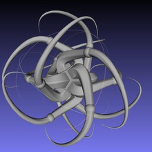tentacled Dodekaeder Kunst geometrie escher 3d print model - Mito3D