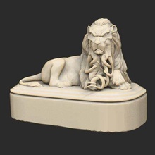 tentacled statue de lion cthulhu art sculptures tentacule la sculpture appel 3d print model - Mito3D