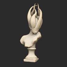 tentacled woman bust sculpture cthulhu art sculptures tentacle statue female call 3d print model - Mito3D