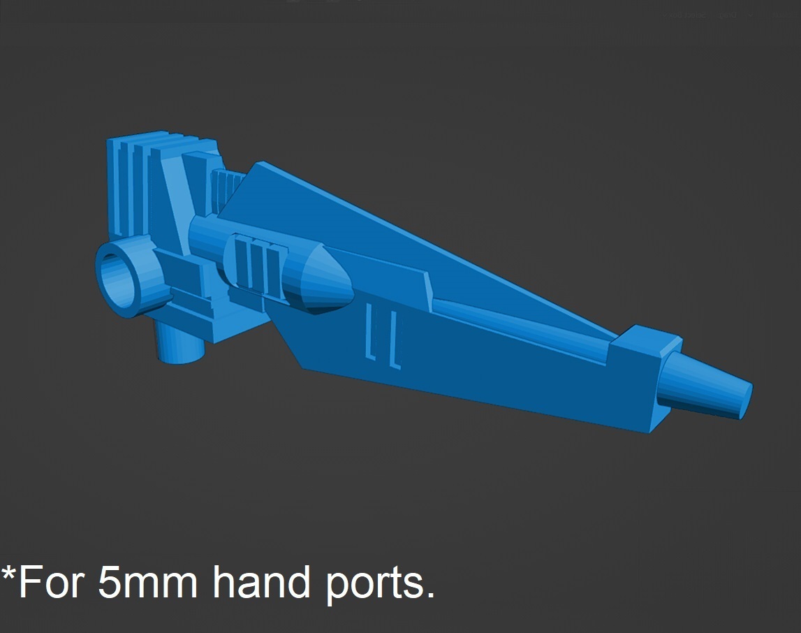 tentakil blaster Game transformers seacon 3D print model - Mito3D