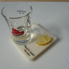 tequila bandeja 3d impresión regalo 3d print model - Mito3D