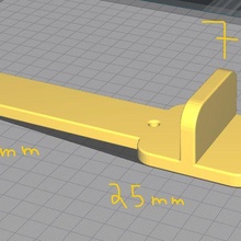 gradas partes espaciadores 7mm bohrschablone 3d print model - Mito3D
